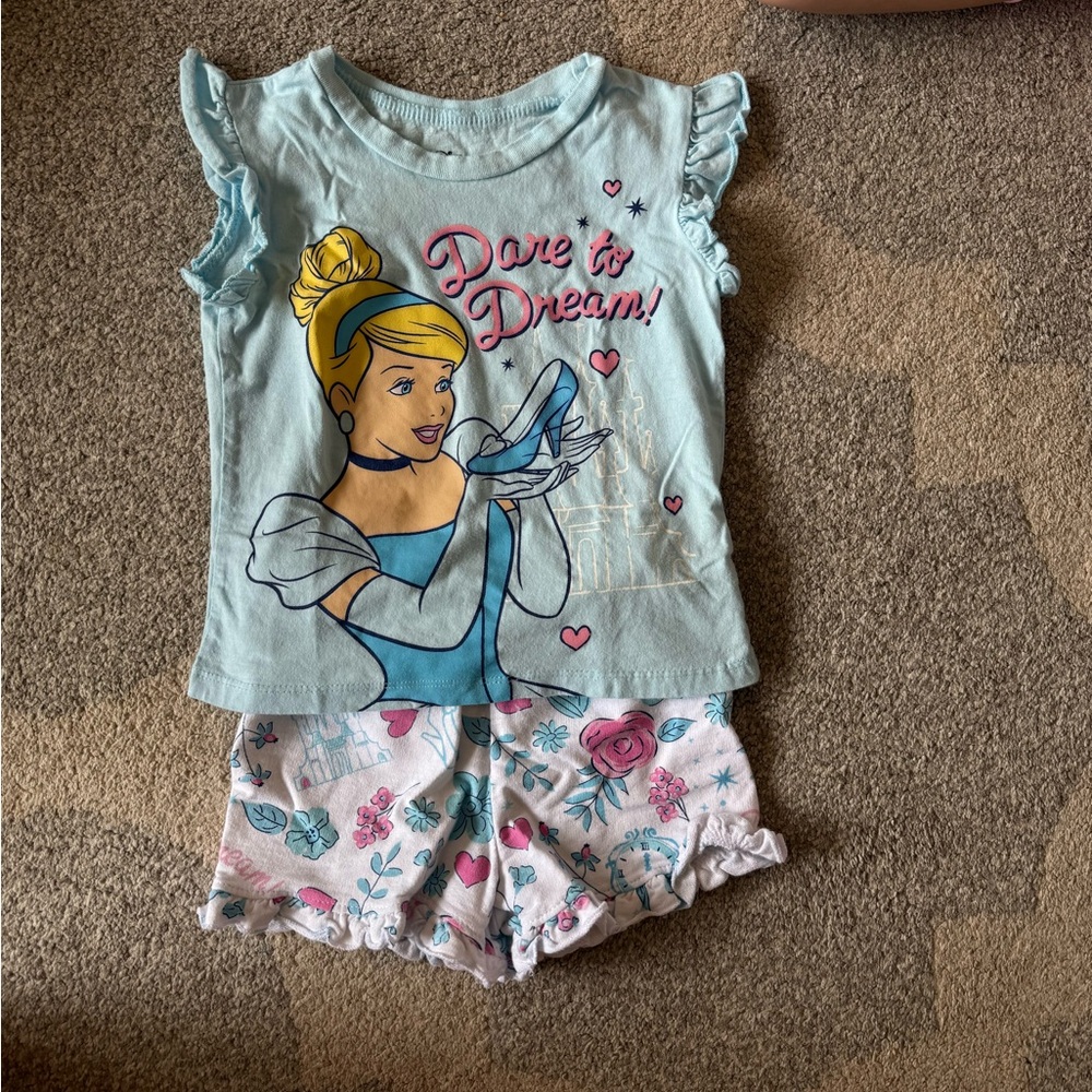 Cinderella Kids Matching Set - Blue and White
